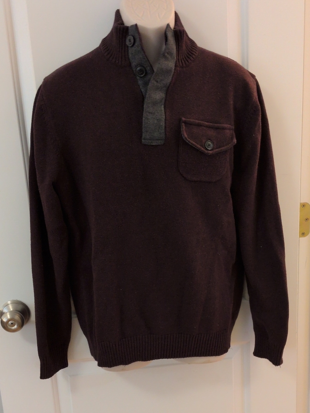 Cambridge Dry Goods Wool Trim Sweater